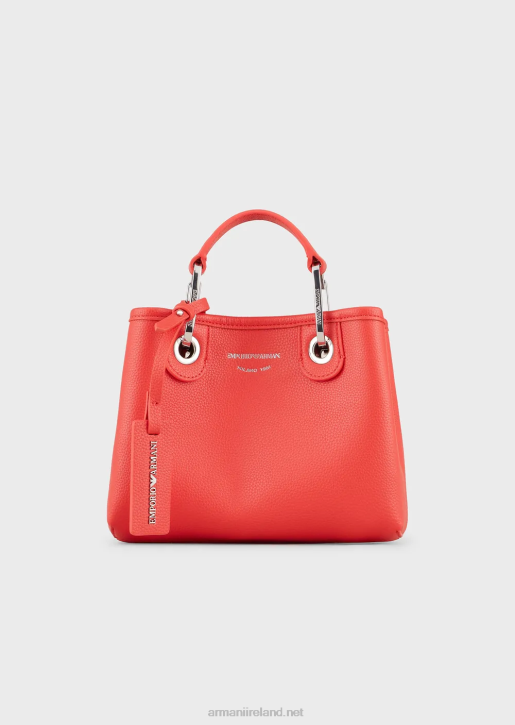 Women 086V599 Deer-Print Myea Mini Bag Armani Orange