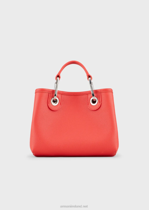 Women 086V599 Deer-Print Myea Mini Bag Armani Orange
