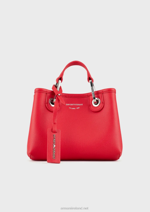 Women 086V603 Deer-Print Myea Mini Bag Armani Red