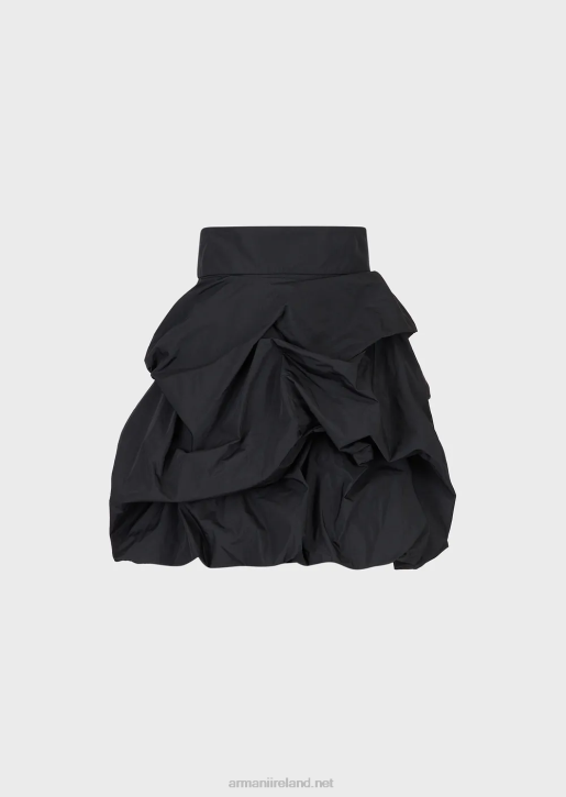 Women 086V334 Taffeta Balloon Skirt Armani