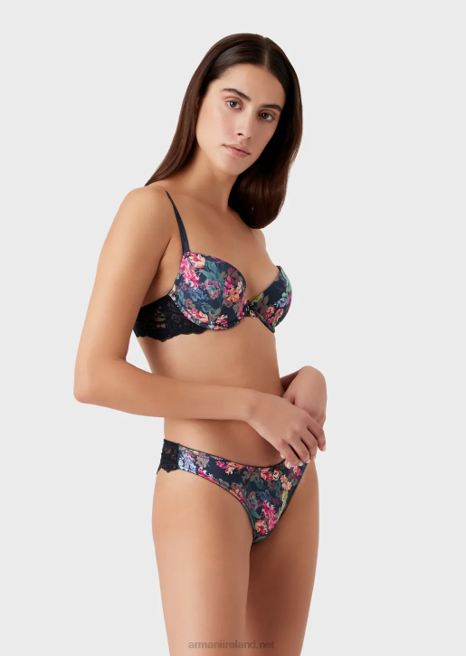 Women 086V168 Daily Charme Recycled Microfibre Brazilian Briefs Armani